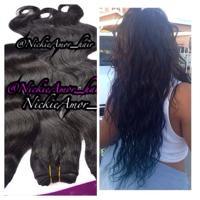 Image of Malaysian, Peruvian an Indian Remy Hair