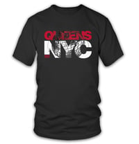 Image 1 of QUEENS NYC TEE - BLACK 