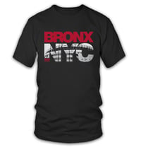 Image 1 of BRONX NYC TEE - BLACK 