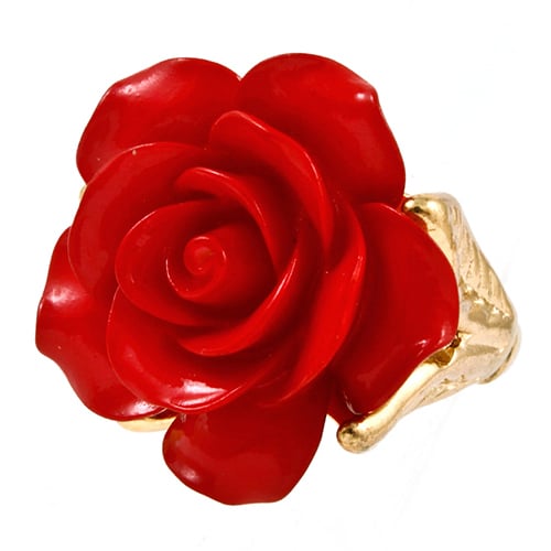 Image of Red Rose Glam Ring