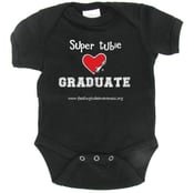 Image of Graduate - Super Tubie Graduate Infant One-piece - Black