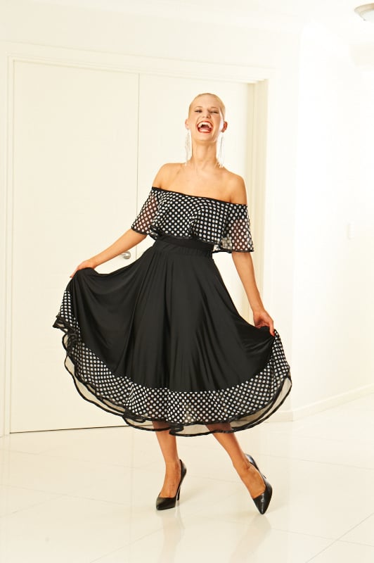 Image of Mood Swing Skirt (J5735A) Dancewear latin ballroom