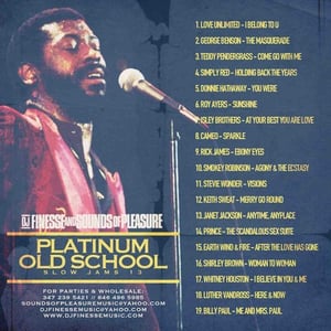 Image of PLATINUM OLD SCHOOL SLOW JAMS MIX VOL. 13