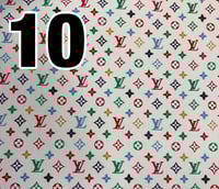 Image 10 of Faux leather sheets A008