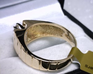 Image of 14K Yellow Gold Men's Diamond Ring (.20CT)