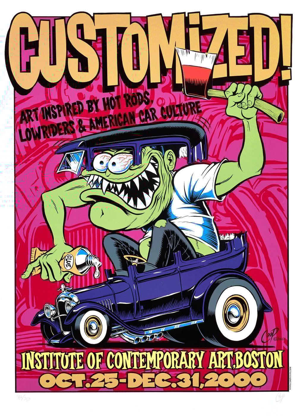 Image of Customized! Boston - silkscreen print