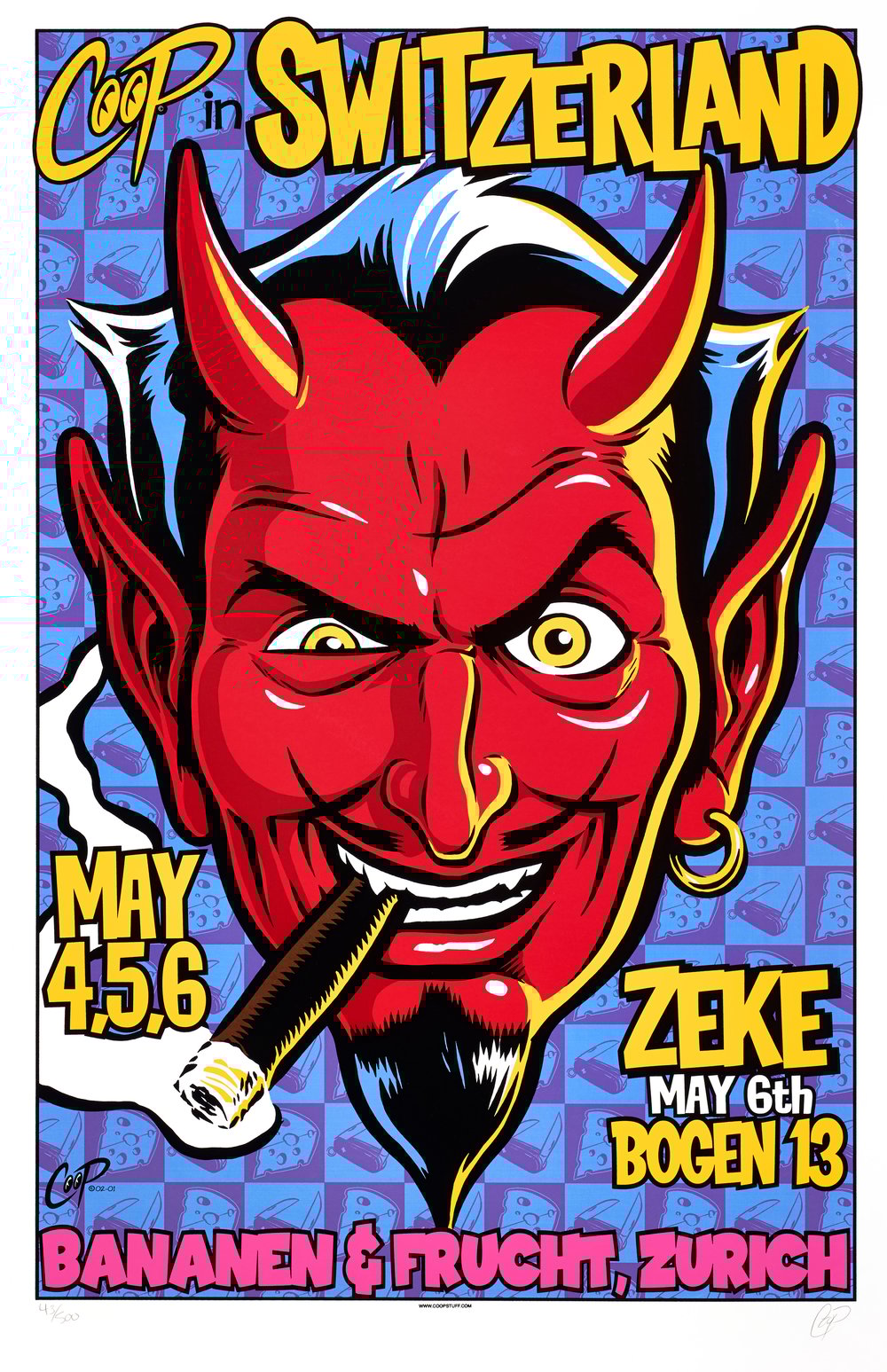 Image of COOP in Switzerland - silkscreen print