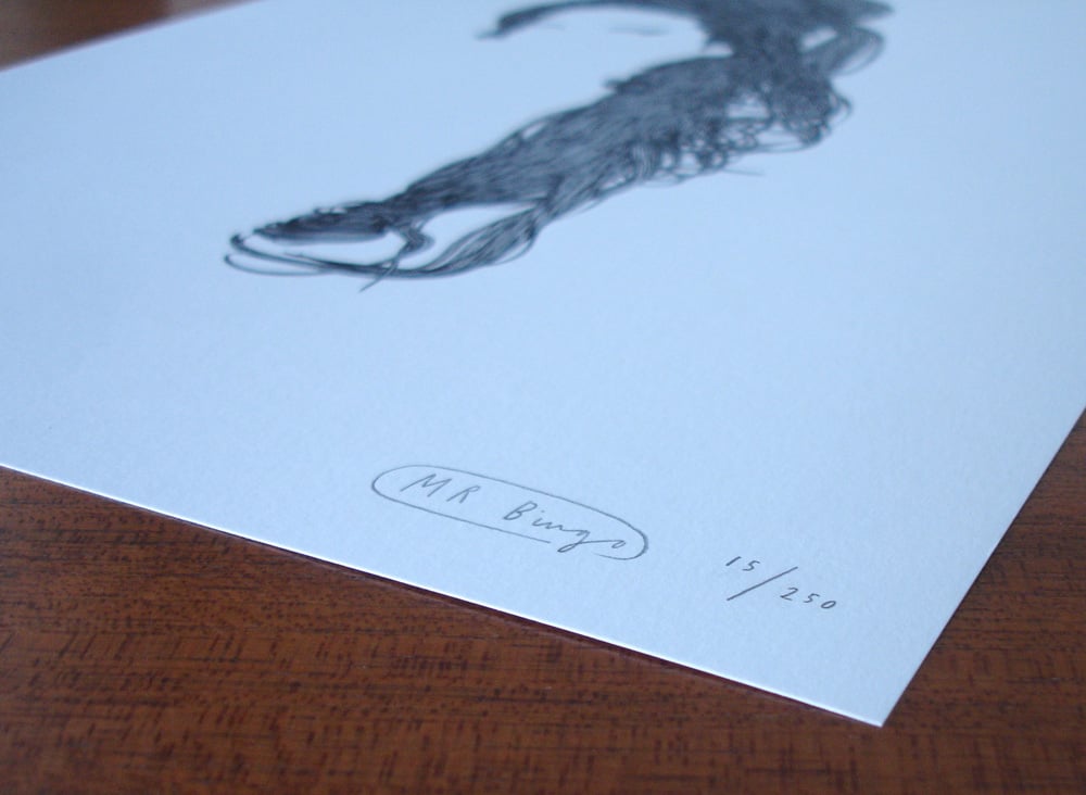Image of Mr Bingo 'Amy' Black Edition Silkscreen
