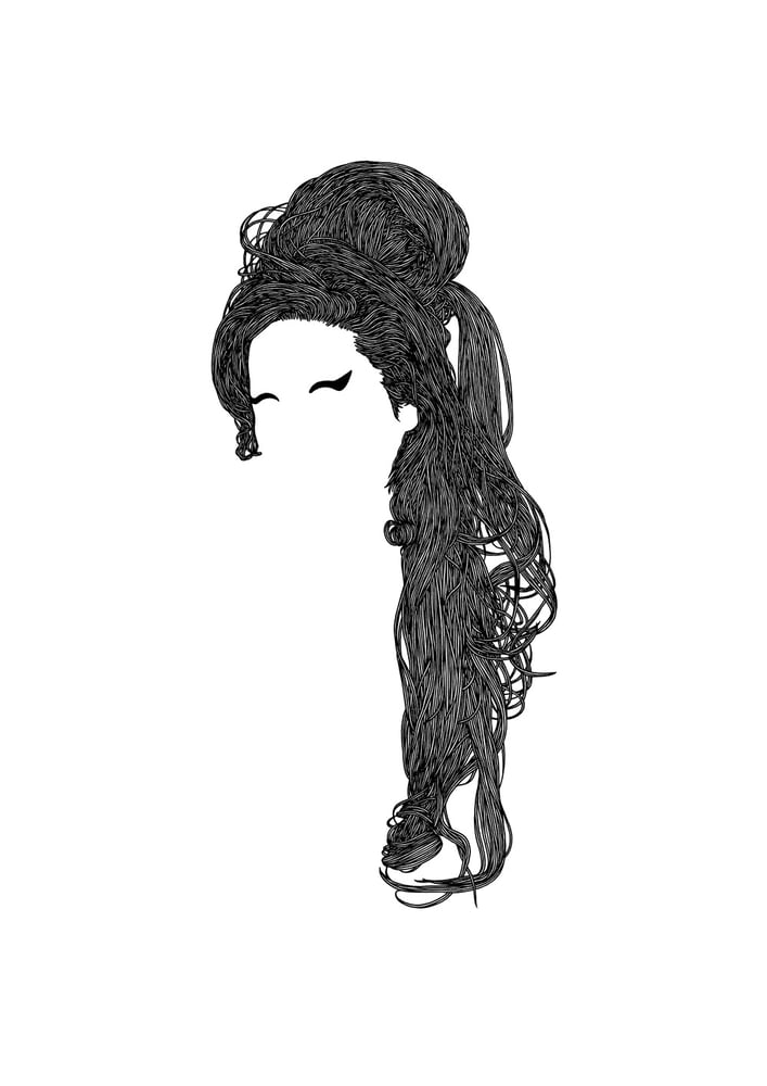 Image of Mr Bingo 'Amy' Black Edition Silkscreen