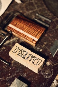 Image 2 of Figured Tigerwood with maple inlay