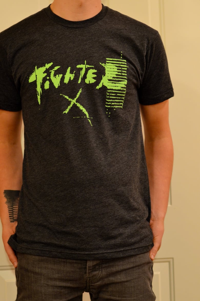 Image of Fighter X Logo Glitch Tee