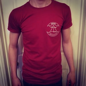 Image of 'Brothers' Pocket T-Shirt Maroon