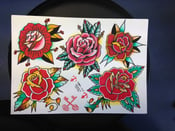 Image of Rose flash sheet OG 