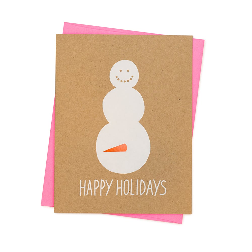 Image of HOLIDAY SNOWMAN Card