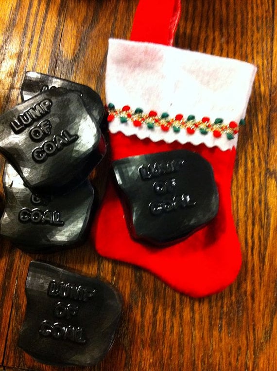Image of Holiday Lump of Coal Soap. For anyone who has been naughty...or nice!
