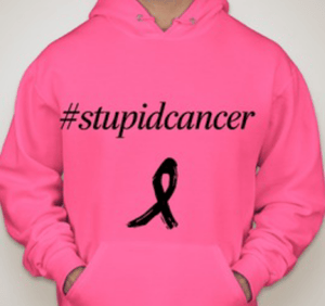 Image of #stupidcancer hoodie