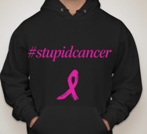 Image of #stupidcancer hoodie mens