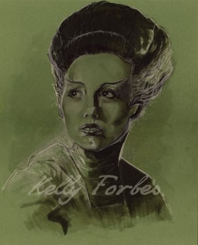 Image of Elsa Darling 001: A Bride of Frankenstein imagined