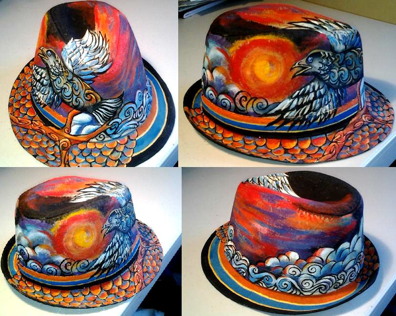 Image of FreeBird Painted Fedora