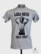 Image of RIP Lou Reed Shirt // silver shirt