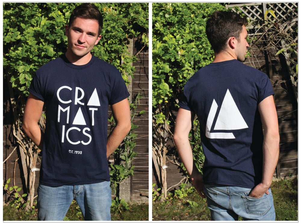 Image of Triangles Tee (Navy)