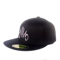 Image 2 of WWS 'Branded' Flatbill Fitted Hat - Silver