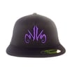 WWS 'Branded' Flatbill Fitted Hat - Purple