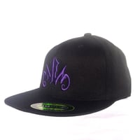 Image 2 of WWS 'Branded' Flatbill Fitted Hat - Purple