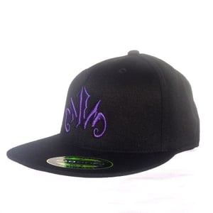 Image of WWS 'Branded' Flatbill Fitted Hat - Purple
