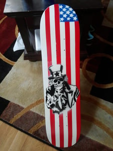 Image of Skeleton Uncle Sam Skateboard