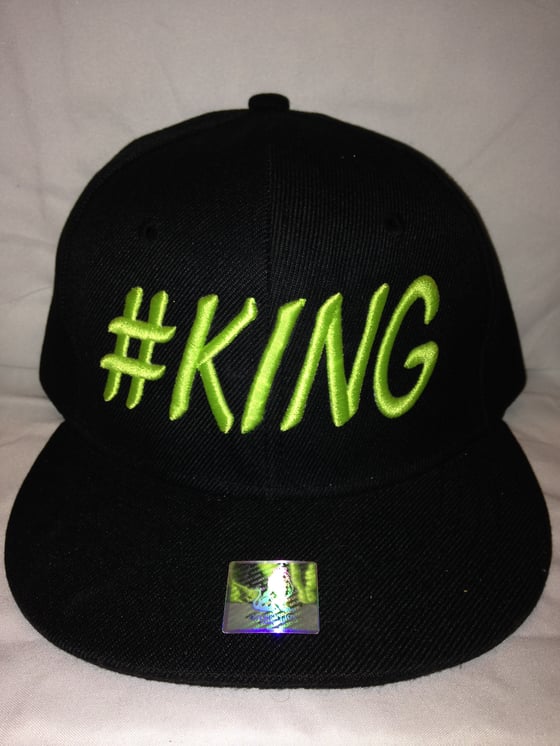 Image of Black #KING Snapback