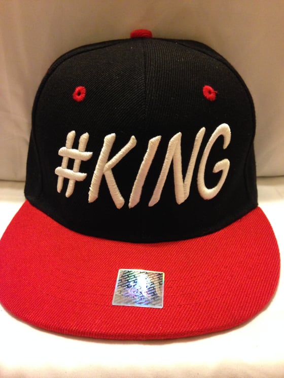 Image of Black & Red #KING Snapback