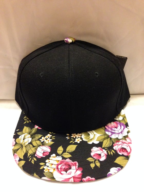 Image of Custom Floral Snapback