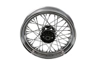 Image 2 of 1936-1966 Harley Davidson Knucklehead Panhead 16" Replica Front or Rear Spoke Wheel