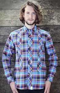 Image of turquoise NAZ SHIRT