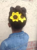 Image of HAND-MADE SUNFLOWER HAIR ACCESSORY