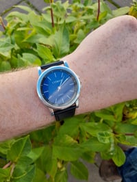 Image 2 of Men's Citron Blue Watch Black Strap 