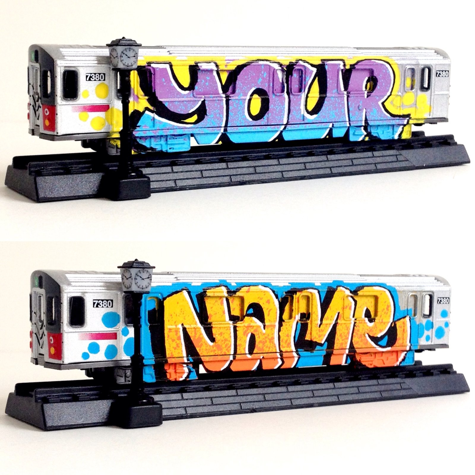 Customized Graffiti Subway Train / Lofty Goals