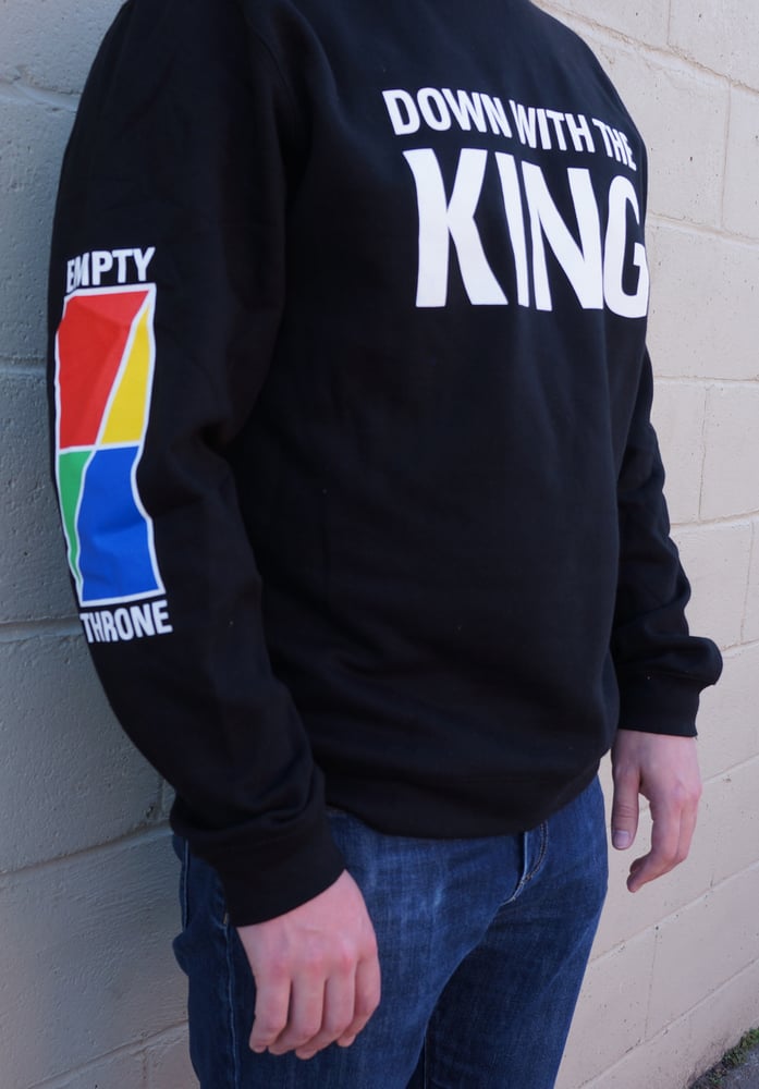 Image of DOWN WITH THE KING - CREW NECK SWEATSHIRT