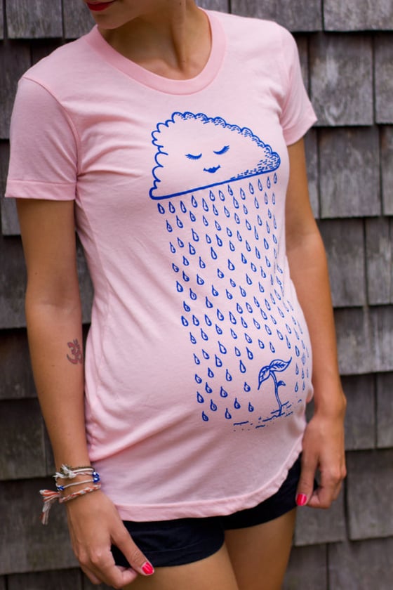 Image of Sprout Maternity T-shirt - Peach Pink - MADE IN USA