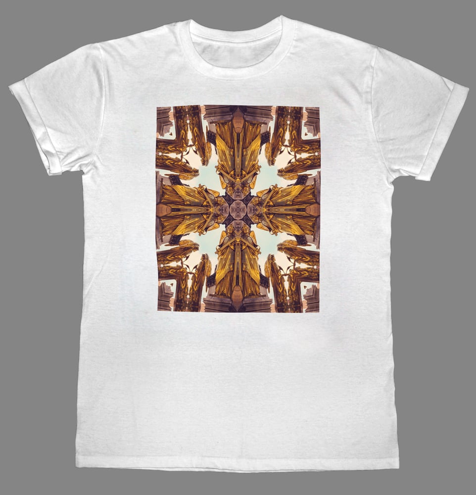 baroque-print T-shirt