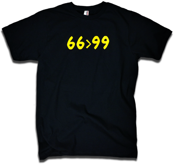 Image of Mario Lemieux "66>99" tee 