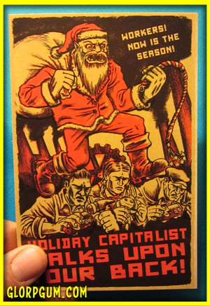 Sweatshop Santa Holiday Cards