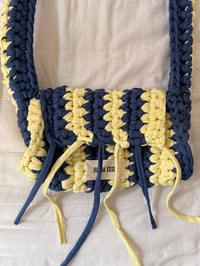 Image 4 of SAC MINI SIFRINA BICOLORE BLEU/JAUNE