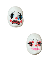 Image 1 of Clown Baby Magnets (custom ordered pairs)
