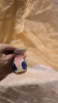 Image 1 of Pink and Blue Organic Vase
