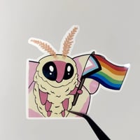 Moth Pride Sticker