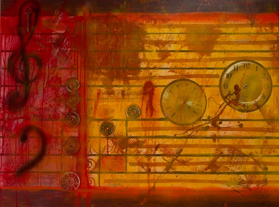 Image of Grieving Banner – Archival Lithograph
