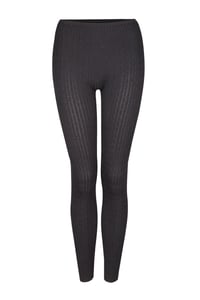 Image of Black knit leggings