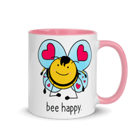 Bee Happy. [Mug]